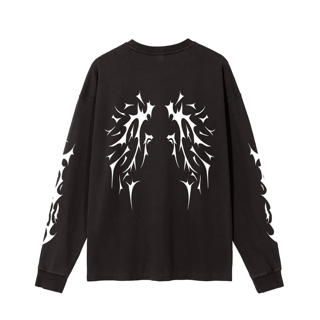 ONEIROI Vintage Washed Long Sleeve T-Shirt